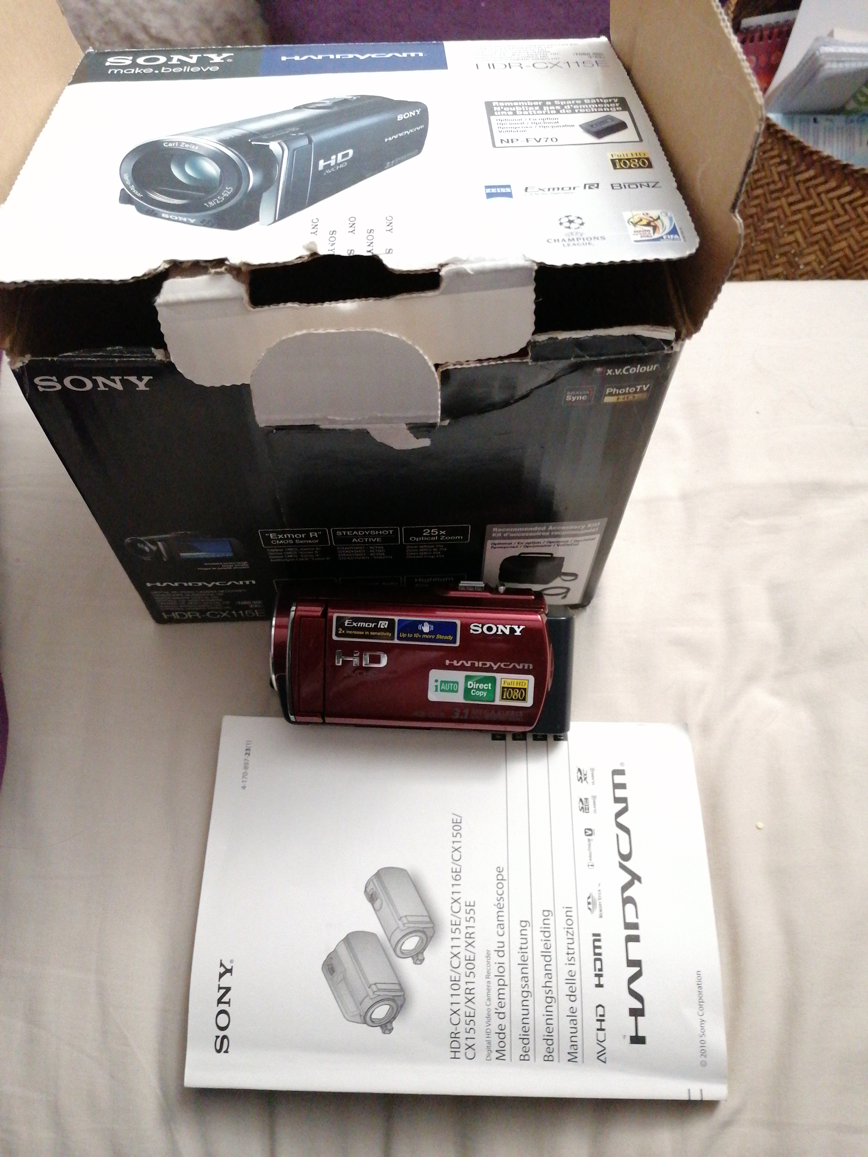 Caméra Sony Handycam DCR-SX15E - Noir | Back Market