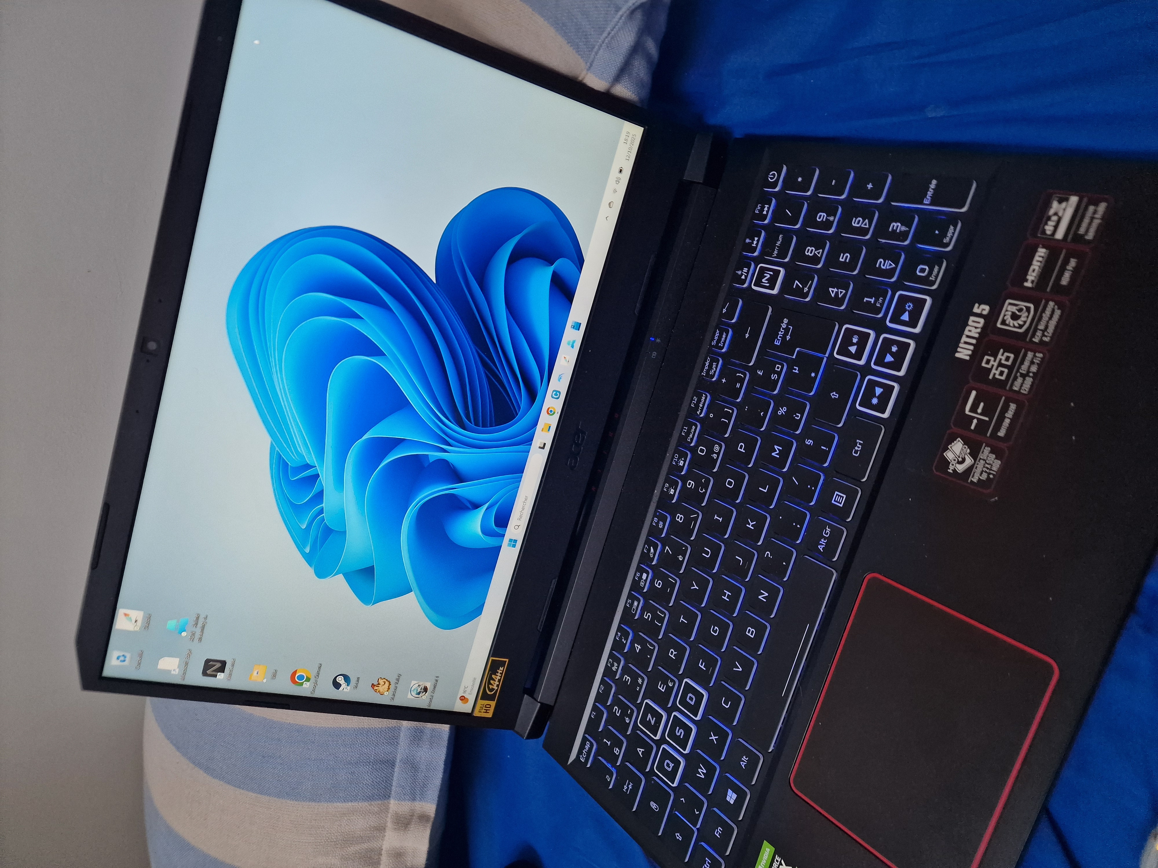 Acer Nitro 5 AN515-55 15 Core i5 2.5 GHz - SSD 512 GB - 16 Go - NVIDIA GeForce RTX 3060 AZERTY - Français | Back Market