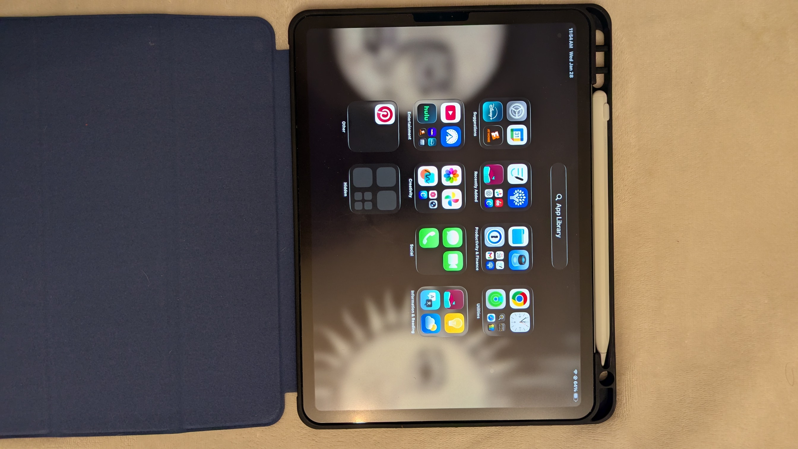 iPad Pro 11-inches (2021) 3rd gen 128 GB - Wi-Fi - Silver | Back