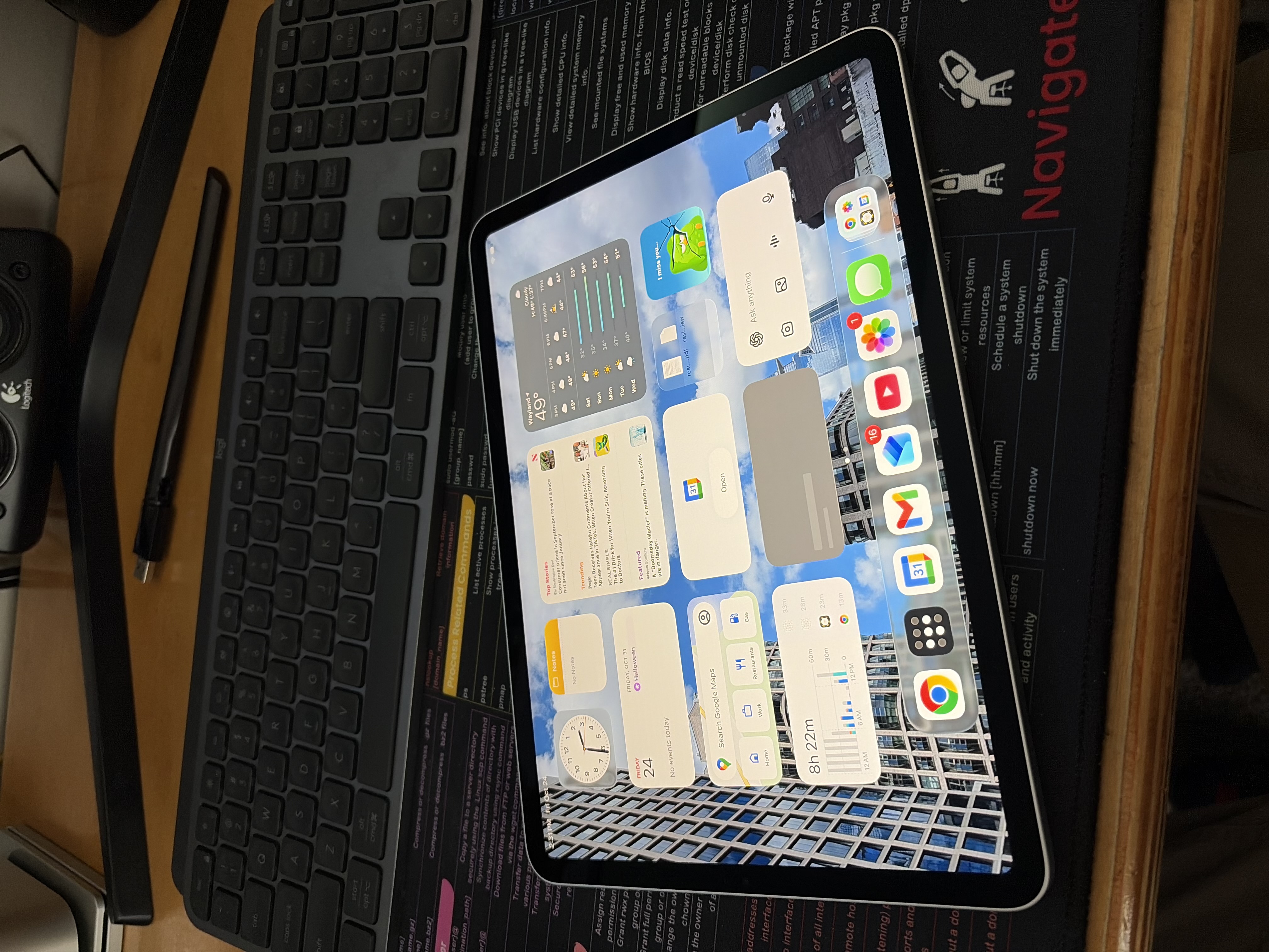 iPad Pro 11-inches (2021) 3rd gen 128 GB - Wi-Fi - Silver | Back
