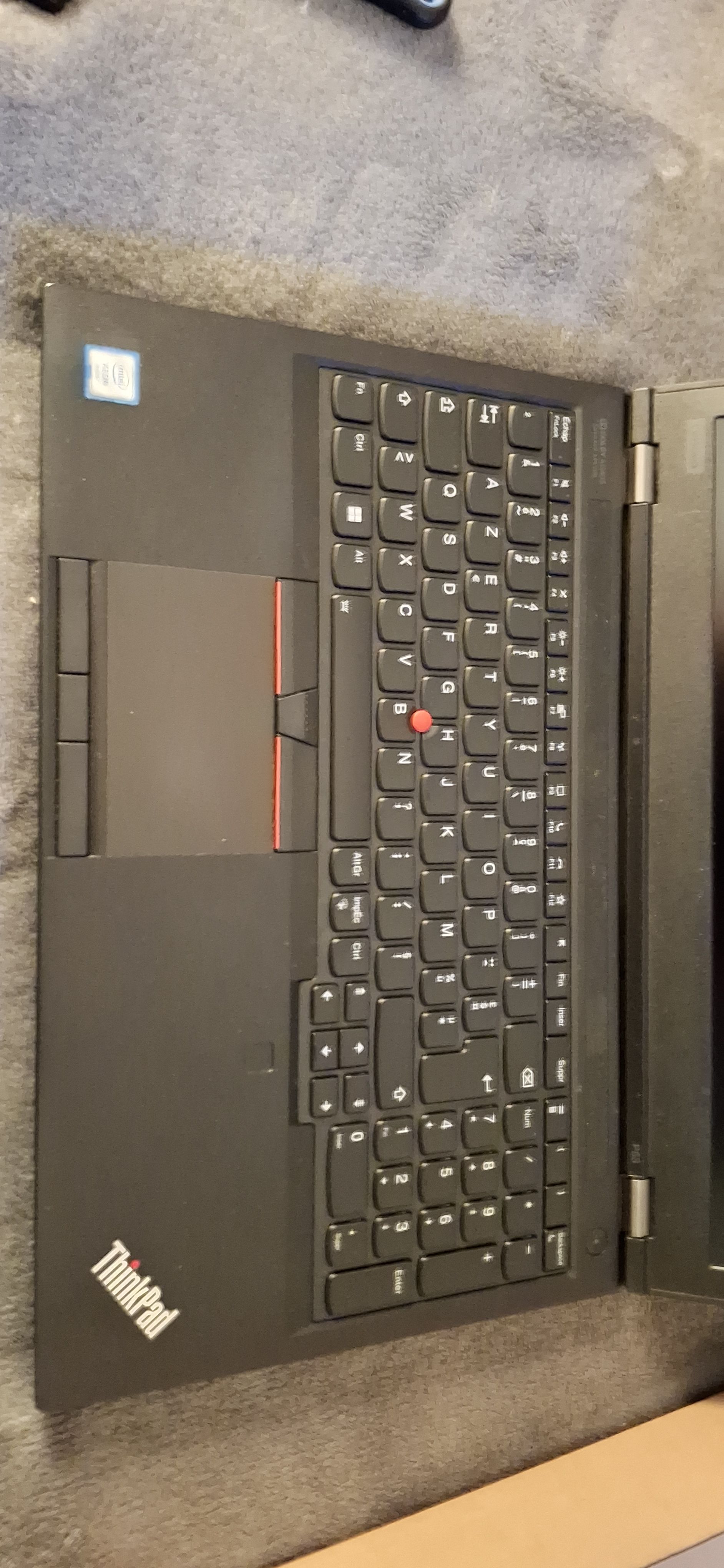 Lenovo ThinkPad P53 15,6 IPS - Intel i7-9750H, 16 Go RAM, 512 Go SSD, Windows 10 Pro