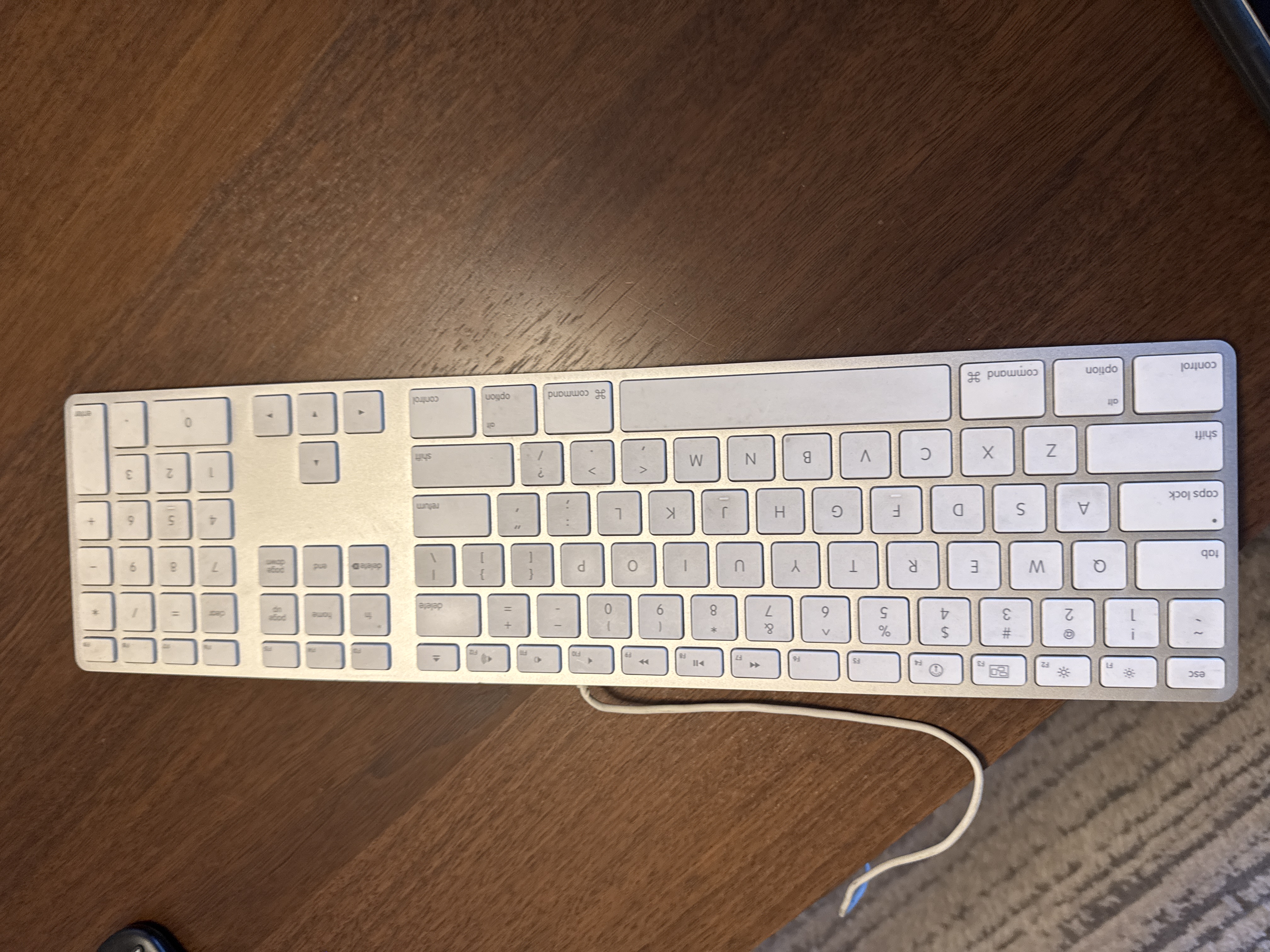 Apple Keyboard (2007) Num Pad - Silver - QWERTY - English (US