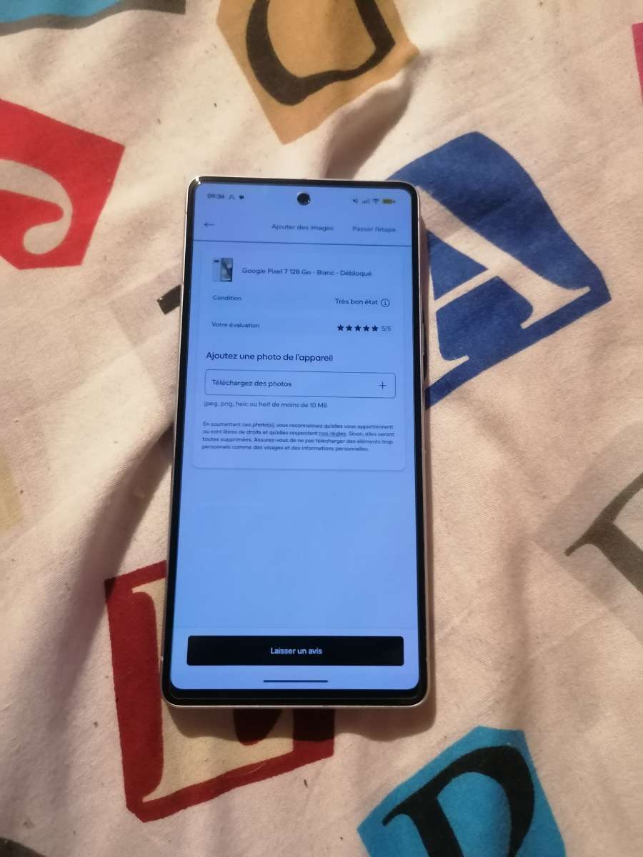 Smartphone Google Pixel 7 - 128 Go Blanc - Débloqué Tous Opérateurs - Neuf Sous Blister