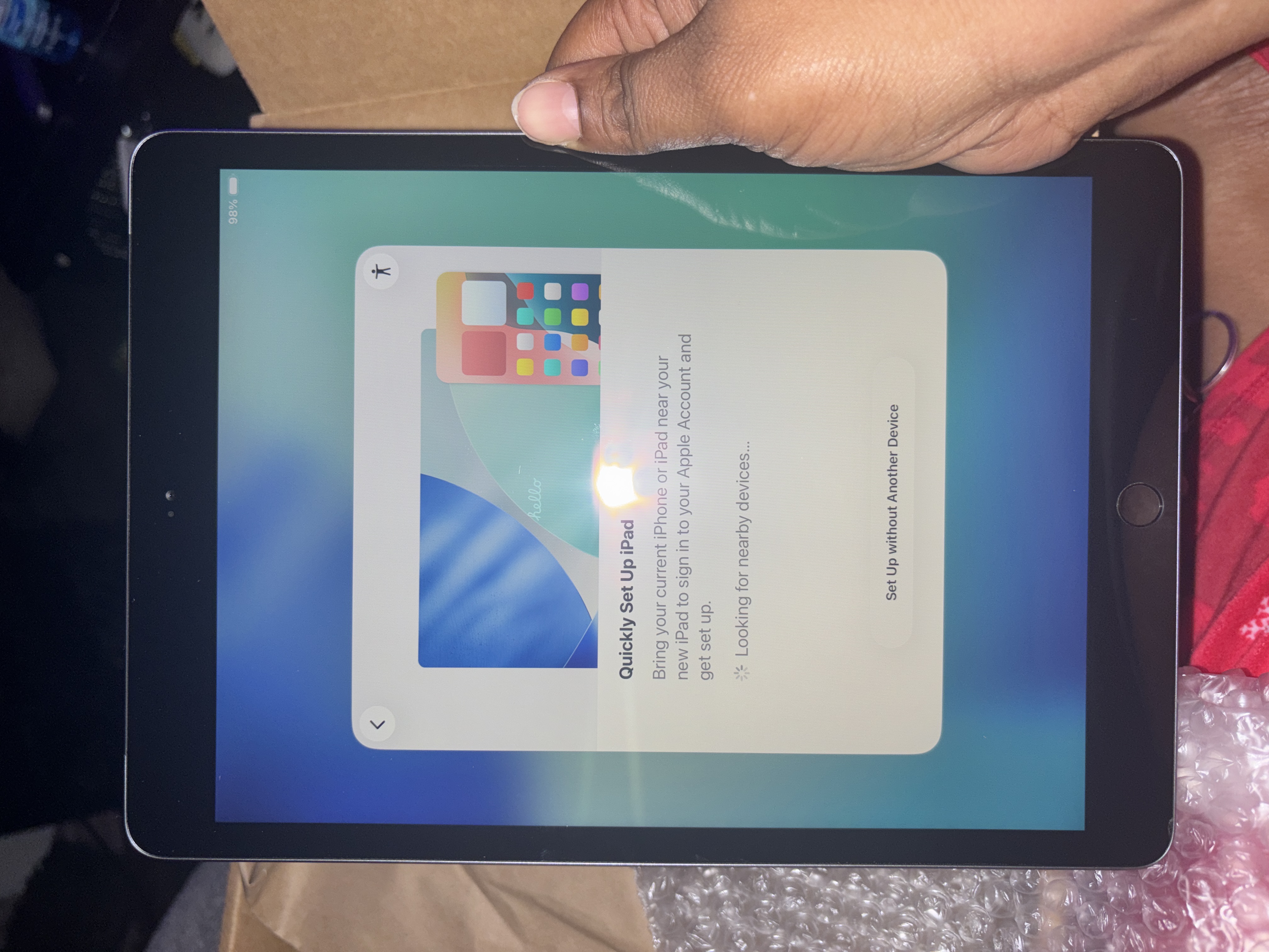 iPad 10.2-inches (2020) 8th gen 32 GB - Wi-Fi + 4G - Silver | Back