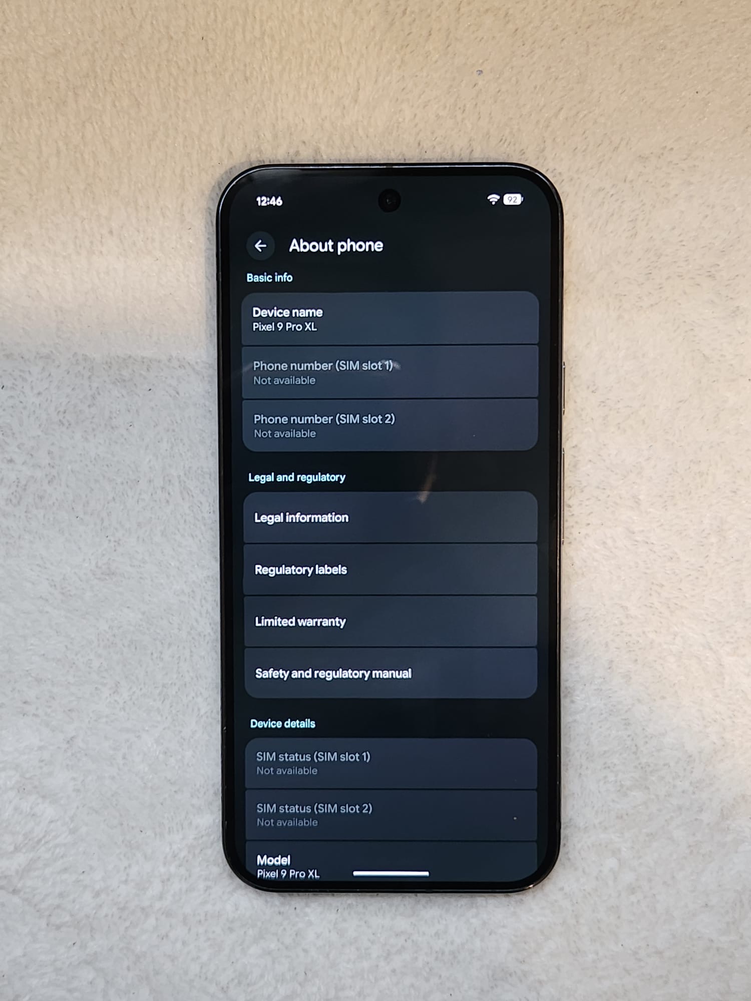 Google Pixel 9 Pro XL 256GB - ブラック - Simフリー 【整備済み再生